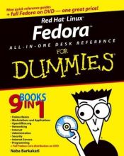 book cover of Red Hat Linux Fedora All-in-One Desk Reference for Dummies by Naba Barkakati