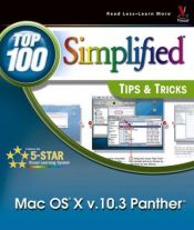book cover of Mac OS X v. 10.3 Panther: Top 100 Simplified Tips & Tricks by Mark L. Chambers