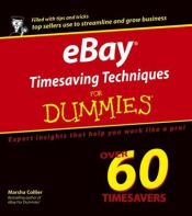 book cover of eBay Timesaving Techniques for Dummies by Marsha Collier