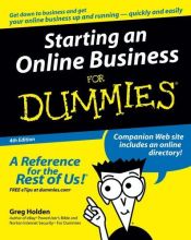 book cover of Starting an Online Business for Dummies by Greg Holden