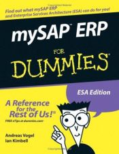 book cover of mySAP ERP For Dummies by Andreas Vogel|Ian Kimbell