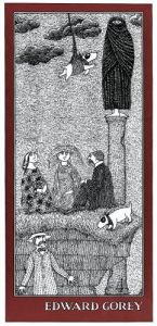 book cover of Edward Gorey Panoramic Notecards with Envelope by Edward Gorey