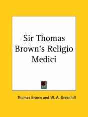 book cover of Religio medici and other writings by Thomas Browne