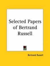 book cover of Selected Papers of Bertrand Russell by バートランド・ラッセル