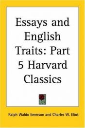 book cover of Essays and English Traits (The Harvard Classics Vol 5) by Ραλφ Γουάλντο Έμερσον