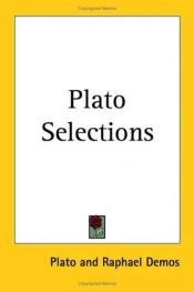 book cover of Plato Selections by Platone