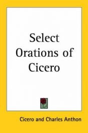 book cover of Select Orations of M. T. Cicero Translated by C. D. Yonge by Cicero
