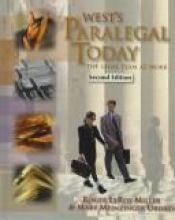 book cover of West Paralegal Today: Legal Team at Work by Roger LeRoy Miller