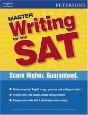 book cover of Peterson's Master Writing for the SAT by Thomson Peterson's