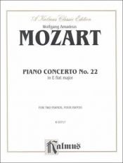 book cover of Concerto No. 22 in E-flat Major for the Piano by فولفغانغ أماديوس موتسارت