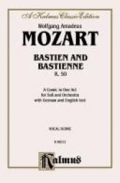 book cover of Bastien Und Bastienne: Kalmus Edition by Wolfgang Amadeus Mozart