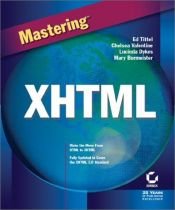 book cover of Mastering XHTML by Ed Tittel