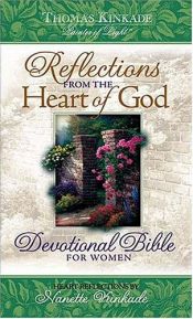 book cover of Reflections from the Heart of God: Devotoinal Bible for Women (Juniper Green Bonded Leather) by Thomas Kinkade