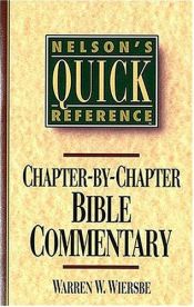 book cover of Chapter by chapter Bible commentary by Warren W. Wiersbe