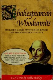 book cover of Shakespearean whodunnits by Mike Ashley