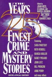 book cover of The Year's 25 Finest Crime & Mystery Stories (6th ed) by Joan Hess