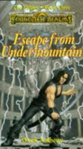 book cover of Escape from undermountain by Mark Anthony