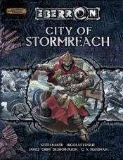 book cover of City of Stormreach (Dungeons & Dragons d20 3.5 Fantasy Roleplaying, Eberron Supplement) by Keith Baker