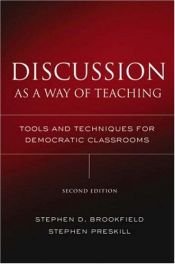 book cover of Discussion as a way of teaching by Stephen Brookfield