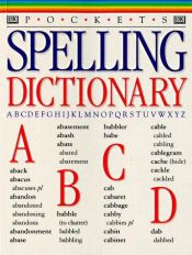 book cover of Spelling Dictionary (DK Pockets) by DK Publishing