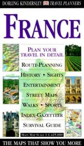 book cover of France with Map (DK Eyewitness Travel Planners) by DK Publishing