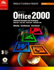 book cover of Microsoft Office 2000 Advanced Concepts and Techniques by Gary B. Shelly