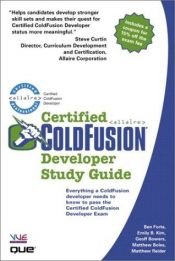 book cover of Certified ColdFusion Developer Study Guide by Ben Forta