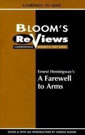 book cover of Ernest Hemingway's A farewell to arms by 哈羅德·布魯姆