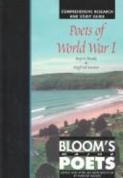 book cover of Poets of World War I : Rupert Brooke & Siegfried Sassoon by ハロルド・ブルーム