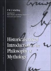 book cover of Historical-critical introduction to the philosophy of mythology by Friedrich Wilhelm Joseph Schelling