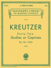 book cover of Kreutzer - 42 Studies or Caprices: Violin Method by Eric Singer