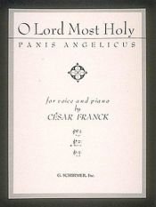 book cover of Panis angelicus per canto e pianoforte by Cesar Franck