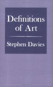 book cover of Definitions of art by Stephen Davies