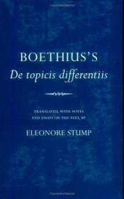 book cover of Boethius's De Topicis Differentiis (Cornell Classics in Philosophy) by Boèce