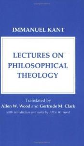 book cover of Lectures on Philosophical Theology by Immanuel Kant