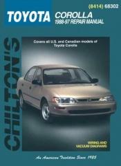 book cover of Toyota: Corolla 1988-97 (Chilton's Total Car Care Repair Manual) by The Nichols/Chilton Editors
