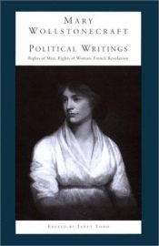 book cover of Political Writings by Mērija Volstonkrafta