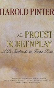book cover of The Proust screenplay by هارولد بنتر