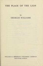 book cover of The Place of the Lion by Charles Williams