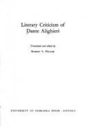 book cover of Literary Criticism of Dante Alighieri (Regents Critics) by Данте Алигиери
