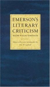 book cover of Literary Criticism by Ralph Waldo Emerson