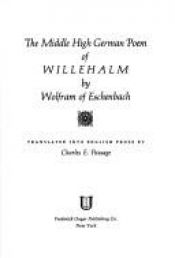 book cover of Willehalm : The Middle High German Poem by Wolfram von Eschenbach