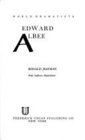 book cover of Edward Albee (Contemporary Playwrights) by Ronald Hayman