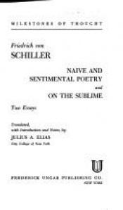 book cover of Two Essays: Naive and Sentimental Poetry & On The Sublime by פרידריך שילר