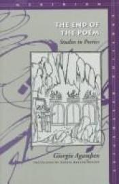 book cover of La Fin du poème by Giorgio Agamben