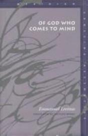 book cover of Of God who comes to mind by Emmanuel Levinas