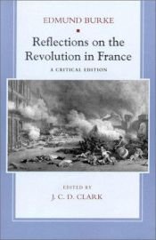 book cover of Reflections on the Revolution in France by Friedrich von Gentz|Едмунд Берк