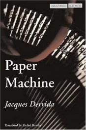 book cover of Paper Machine by جاك دريدا