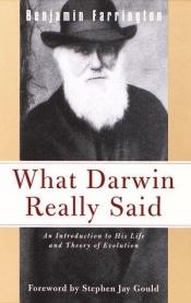 book cover of WHT DARWIN REALLY SAID (What They Really Said Series) by Benjamin Farrington