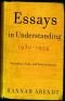 Ensayos de comprensión, 1930-1954 (Escritos no reunidos e inéditos de Hannah Arendt)